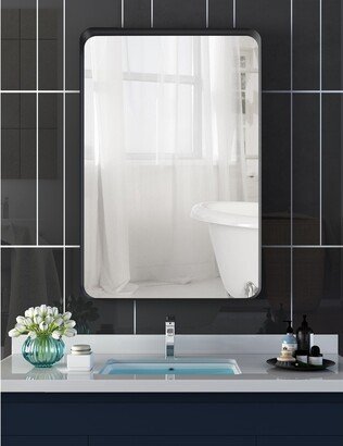 Tiramisubest Rectangles Wall Mounted Mirror for Bathroom