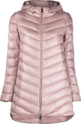 Hooded Quilted Jacket-AA