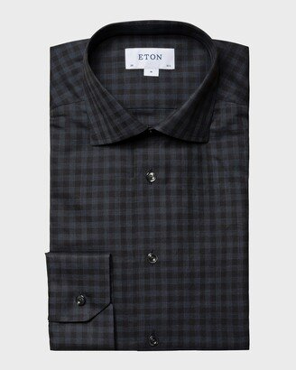 Men's Contemporary Fit Twill Dress Shirt-AD