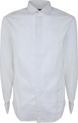 Long-Sleeved Buttoned Shirt-AM