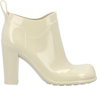 Shine Square Toe Ankle Rain Boots