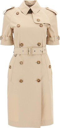 Short Sleeve Trench Coat-AA