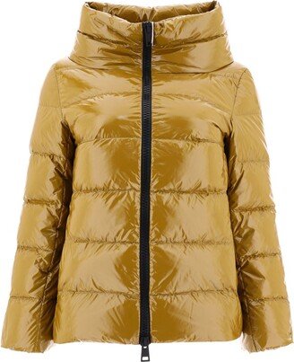 Glove Detailed Down Jacket-AB