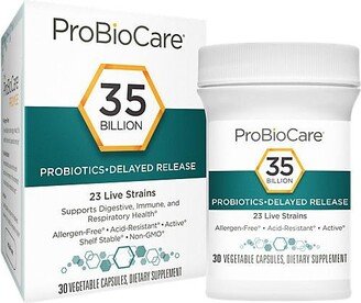 ProBioCare Probiotic - 35 Billion CFUs - Supports Digestive Health (30 Vegetable Capsules)