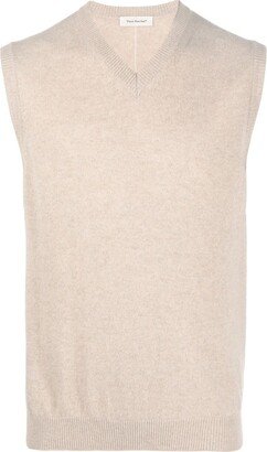 There Was One Knitted Cashmere Vest-AA