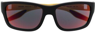 Linea Rossa rectangular-frame sunglasses