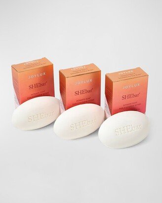 Joylux SHEbar Intimate Cleansing Soap Bar, 3 pack