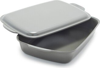 Premiere Ceramic Nonstick Ovenware Rectangular Baker with Lid