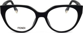 Fendi Eyewear Cat-Eye Frame Glasses-AE