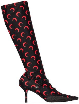 Crescent Moon 50mm knee-high boots