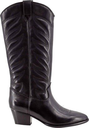 Cow-boy Knee-length Boots-AA