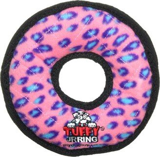 Tuffy Jr Ring Pink Leopard, Dog Toy