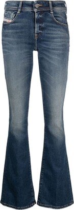 Mid-Rise Bootcut Jeans-AY