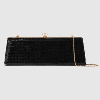Broadway small sequin evening bag-AA
