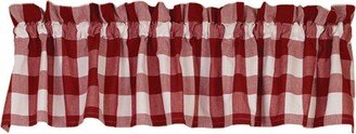 Red Check Valance |