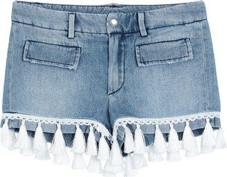 Denim Shorts Blue-BU