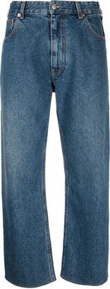 Cropped Wide-Leg Jeans-AD