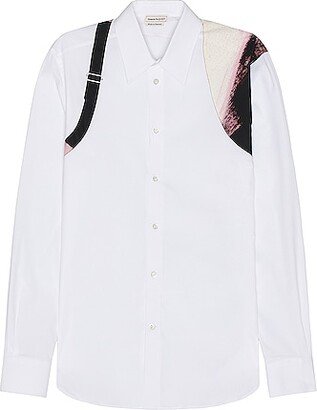 Printed Harness Shirt in White