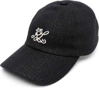 Logo-Embroidered Buckled Baseball Cap