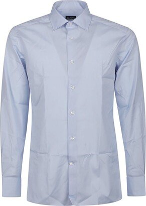 Buttoned Long-Sleeved Shirt-CG