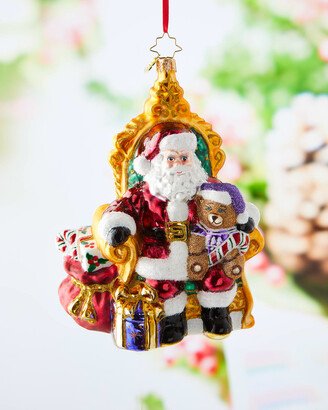 Strike A Pose Santa Christmas Ornament