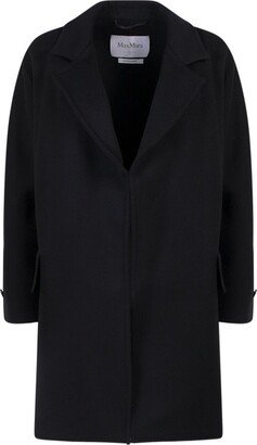 Logo Patch Long-Sleeved Coat