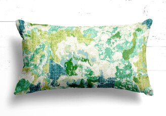 Sale 24x12 Limited Edition Indoor Pillow Covers Decorative Home Decor Lumbar Blue Green Mumford Eden