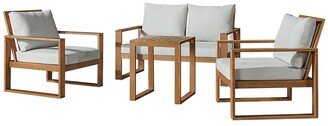 Furniture Grafton Eucalyptus Wood 4Pc