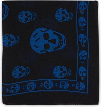 Skull Printed Scarf-AG