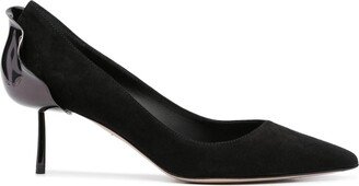 Petalo 40mm suede pumps