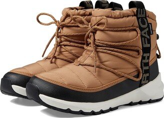 ThermoBall Lace-Up Waterproof (Almond Butter/TNF Black) Women's Shoes