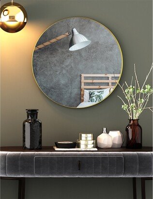 Metal Round Wall Mirror-AA