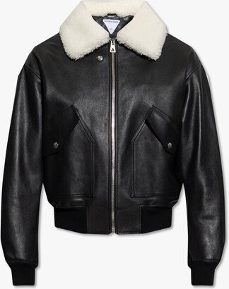 Leather Jacket - Black-AO