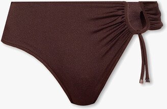 ‘Aouro’ Swimsuit Bottom - Brown