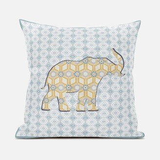 Amrita Sen Designs Amrita Sen Elephant Silhouette Duo Indoor Outdoor Pillow-AA