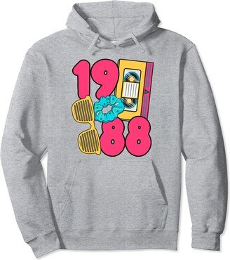 Married Since 1988 Anniversary Together 80s 1988 Wedding Anniversary Married Since 80s Couples Matching Pullover Hoodie-AA