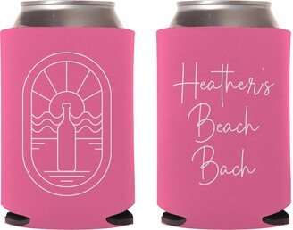 Beach Bach Can Coolers, Bachelorette Party Custom Coolies, Favors | 107