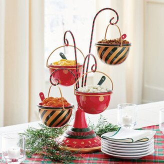 Christmas Be Merry Snack Bowl Stand