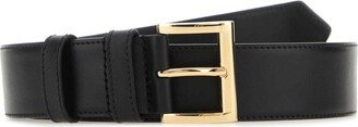 Logo Plaque Square-Buckle Belt