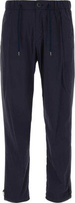 Mid-Rise Tapered Drawstring Trousers-AC