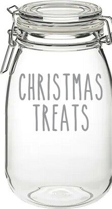 Christmas Treats - Vinyl Sticker Decal Label For Jars, Containers, Kitchen, Pantry Organisation Food Storage