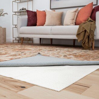 Alise Rugs Extreme Grip Traditional Solid Non Slip Rug Pad - Off-White