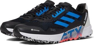 adidas Outdoor Terrex Agravic Flow 2 GTX (Black/Blue Rush/Turbo) Men's Shoes