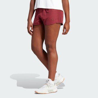 Women's Pacer 3-Stripes Woven Heather Shorts