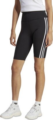 Women's Classic Three Stripe High Waist Short Tights