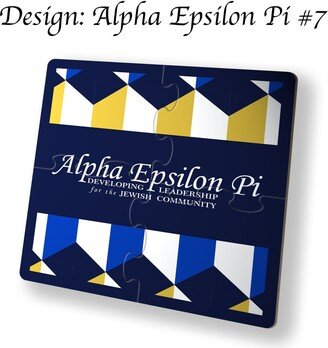 Alpha Epsilon Pi Beverage Jigsaw Puzzle Coasters Square | Set Of 4