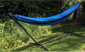 Premium Brazilian Style Double Hammock with Universal Stand