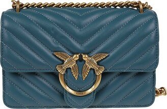 Lovebird Quilted Chain-Linked Crossbody Bag-AB