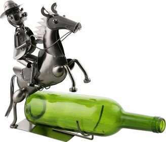 Cowboy on Horse Wine Bottle Holder