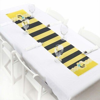 Big Dot Of Happiness Honey Bee - Petite Party Paper Table Runner - 12 x 60 inches